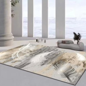 Thảm LÔNG VŨ - Thảm trải sàn lông cừu nhân tạo in hoạ tiết